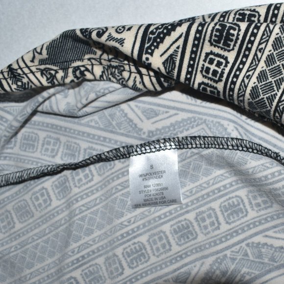 Pink Rose Sz S A-Line Dress Sleeveless Mock Turtleneck, Abstract Pattern - Picture 5 of 6